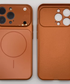 protection caméra coque iPhone orange