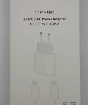 Chargeur USB-C 35W avec câble USB-C pour iPhone