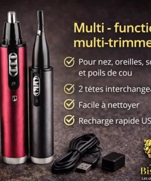 mini tondeuse poils de nez électrique compacte