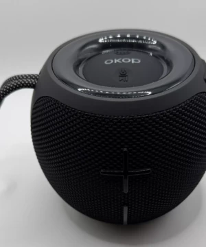 Enceinte Bluetooth portable étanche avec éclairage LED vue de face