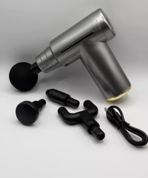 Pistolet de massage musculaire rechargeable avec embouts