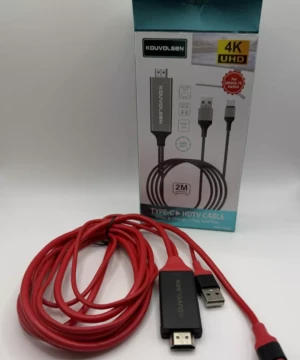 Câble USB-C vers HDMI pour écran TV – emballage