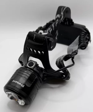 lampe frontale LED rechargeable puissante portée avec bandeau