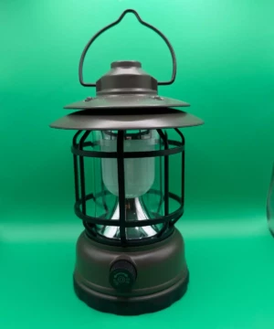 Lampe de camping LED rechargeable multifonction avec variateur de lumière