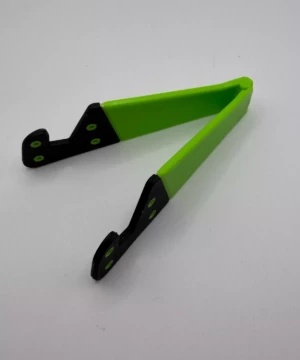 support pliant pour tablette et téléphone vert