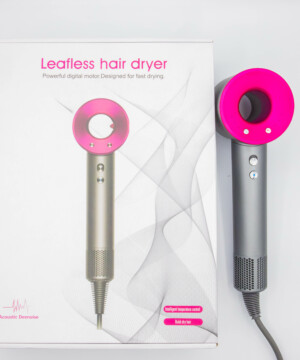 Sèche-cheveux sans pales silencieux – séchage rapide et confortable