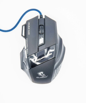 Souris gaming filaire USB ergonomique avec boutons programmables