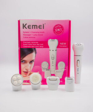 Kit épilation femme 5-en-1 rechargeable – soin et beauté au quotidien