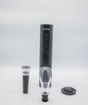 Tire-bouchon électrique rechargeable avec aérateur et coupe-capsule