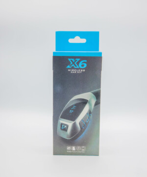 Kit main libre Bluetooth voiture X6 avec transmetteur FM et télécommande