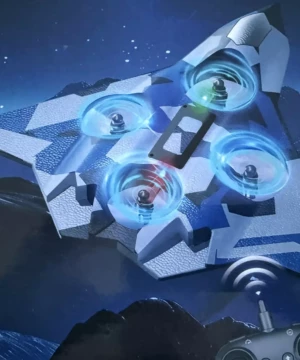 Drone Starfighter télécommandé 2.4 GHz avec effets lumineux LED