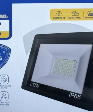 projecteur LED extérieur étanche IP66 100W vue face