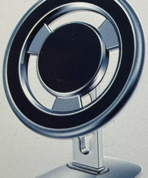 support téléphone magnétique voiture tableau de bord rond noir